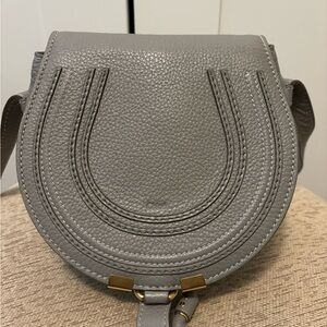 Marcie Small Crossbody Bag in Grained Calfskin